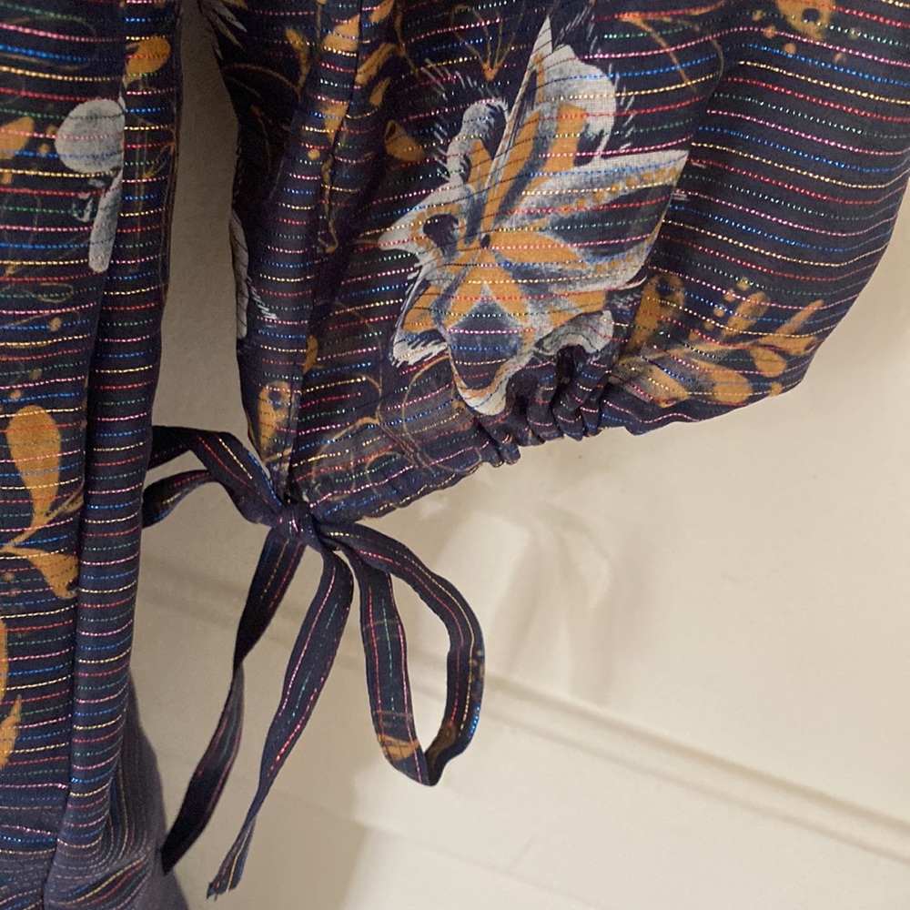 Multicolor Dark Navy Chloé Jumpsuit - Picture 6 of 16